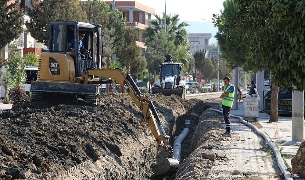 Kınık ve Ova'da 40 yıllık içme suyu hattı yenileniyor