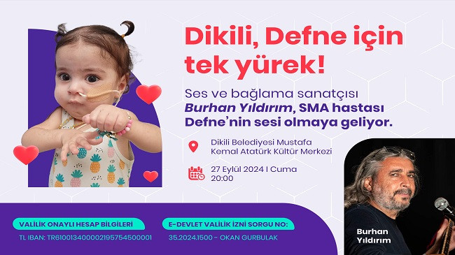 Dikili Defne İçin Tek Yürek oluyor 